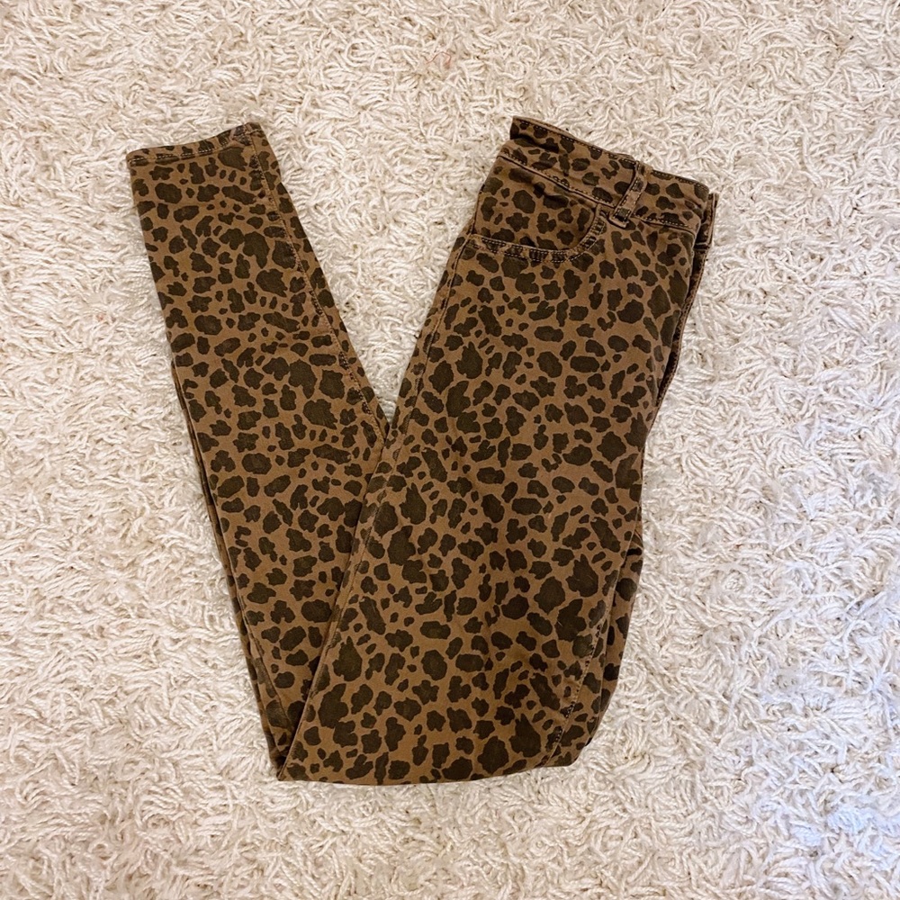 ☼ NWOT cheetah print american eagle jeans - Picture 5 of 7
